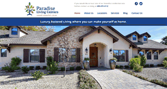 Desktop Screenshot of paradiselivingcenters.com